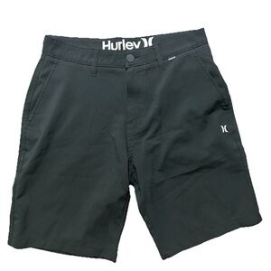 Hurley Men’s Shorts Size 30 Black Hybrid Board Shorts Swim Surf Casual